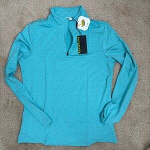 Women's Blue Quarter-Zip Pullover